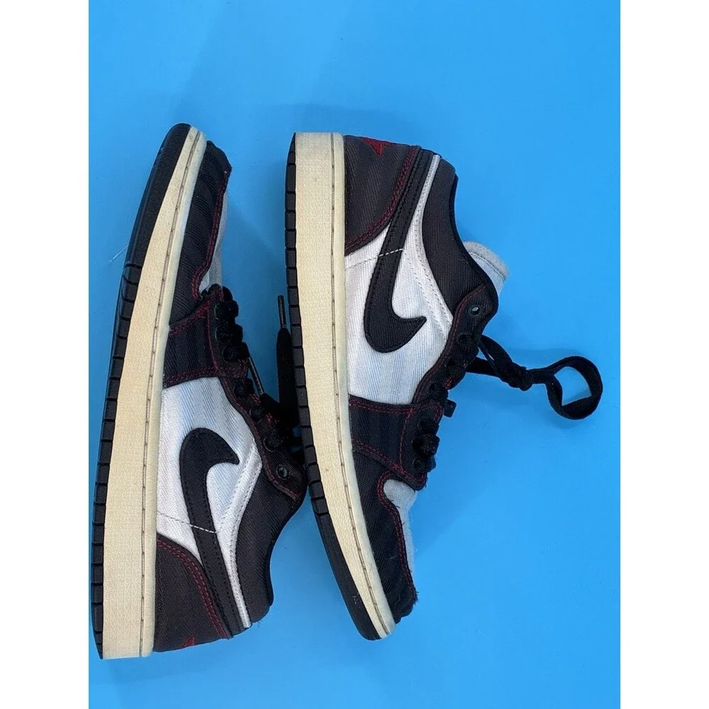 Nike Air Jordan 1 Low SE Utility Womens 7.5 White Black Red DD9337-106
